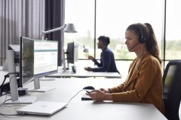 Słuchawki Poly EncorePro HW520 Binaural Wired Headset, USB-A, Black POLY