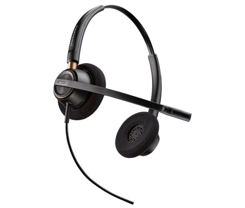 Słuchawki Poly EncorePro HW520 Binaural Wired Headset, USB-A, Black POLY
