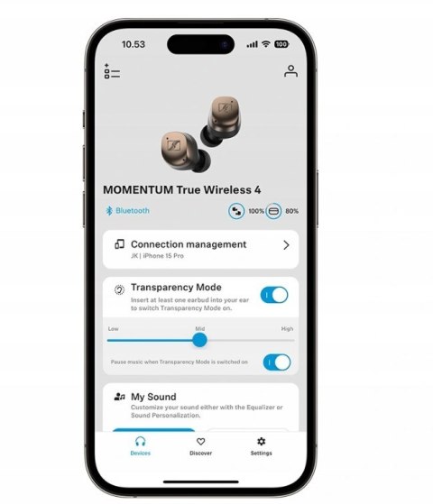 Słuchawki SENNHEISER MOMENTUM TRUE WIRELESS 4 - BLACK COPPER Sennheiser