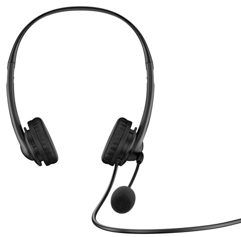Słuchawki z mikrofonem HP Stereo USB Headset G2 przewodowe czarne 428H5AA Hewlett-Packard