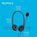 Słuchawki z mikrofonem HP Stereo USB Headset G2 przewodowe czarne 428H5AA Hewlett-Packard