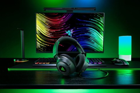 Zestaw słuchawkowy Razer Kraken V4 X Przewodowa Opaska na głowę Gaming USB Type-C / USB Type-A Czarny RAZER