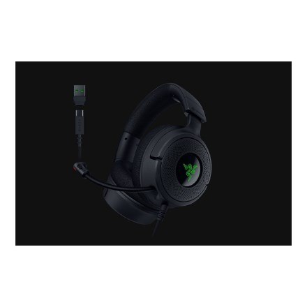 Zestaw słuchawkowy Razer Kraken V4 X Przewodowa Opaska na głowę Gaming USB Type-C / USB Type-A Czarny RAZER
