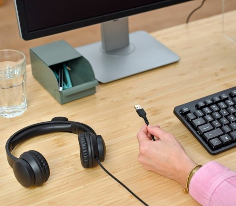 Zestaw słuchawkowy Trust HS-201 Black Trust