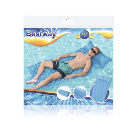 Dmuchany Materac Plażowy Niebieski 213 x 86 cm Bestway 44020 BESTWAY