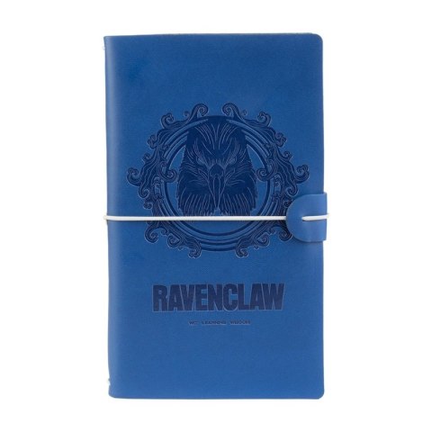 Harry Potter - Skórzany notatnik podróżny Ravenclaw 12x19,5 cm (Niebieski) Harry Potter