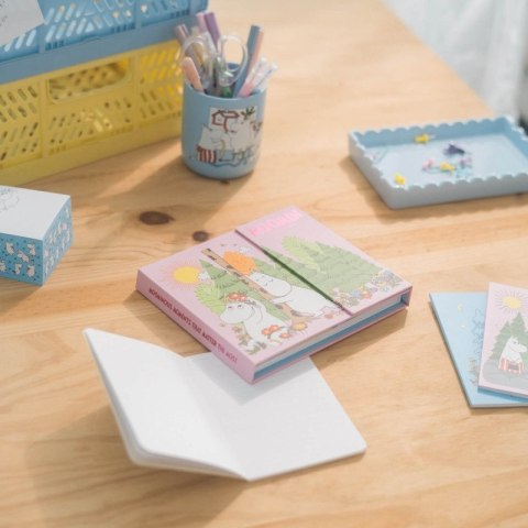 Muminki - Planner tygodniowy A4 z karteczkami samoprzylepnymi Moomin
