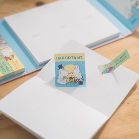 Muminki - Planner tygodniowy A4 z karteczkami samoprzylepnymi Moomin