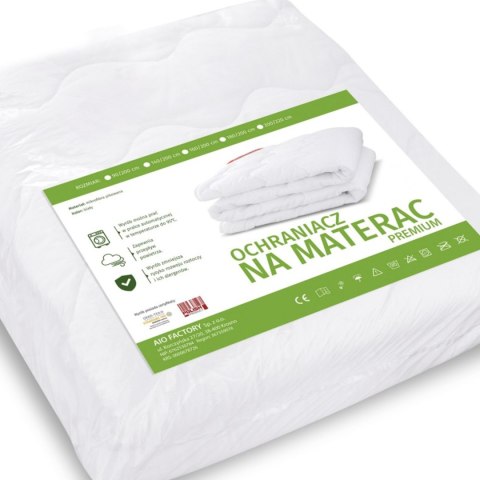 Nakładka, ochraniacz na materac premium pikowany niciowo 200x220cm Medicline AIO