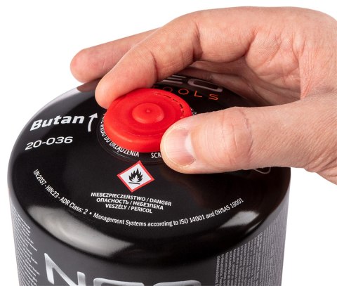 Palnik gazowy turystyczny + 2 naboje z gazem 20-036 NEO TOOLS