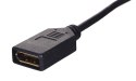 Adapter Lanberg AD-0003-BK (Mini DisplayPort M - DisplayPort F; 0,10m; kolor czarny) Lanberg