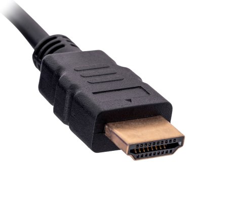 Adapter Lanberg AD-0017-BK (HDMI M - D-Sub (VGA) F; 0,20m; kolor czarny) Lanberg