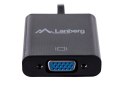 Adapter Lanberg AD-0017-BK (HDMI M - D-Sub (VGA) F; 0,20m; kolor czarny) Lanberg