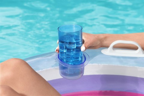 Dmuchane Koło Do Pływania Podwójne 186 x 116 cm Tęczowe Bestway 43648 BESTWAY