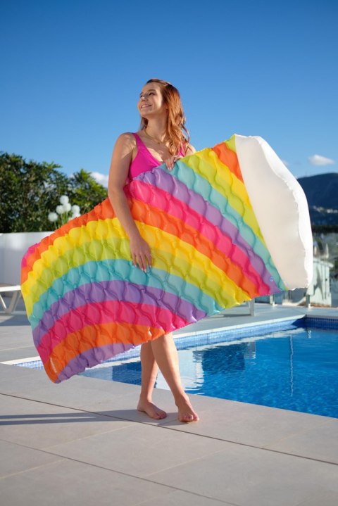 Dmuchany Materac Do Pływania Tęcza 216 x 80 cm Bestway 44107 BESTWAY