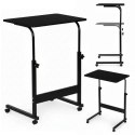 Mobilny stolik pod laptopa biurko dostawiane do fotela czarny ModernHome ModernHome