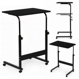 Mobilny stolik pod laptopa biurko dostawiane do fotela czarny ModernHome ModernHome