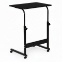 Mobilny stolik pod laptopa biurko dostawiane do fotela czarny ModernHome ModernHome