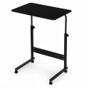 Mobilny stolik pod laptopa biurko dostawiane do fotela czarny ModernHome ModernHome
