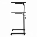 Mobilny stolik pod laptopa biurko dostawiane do fotela czarny ModernHome ModernHome