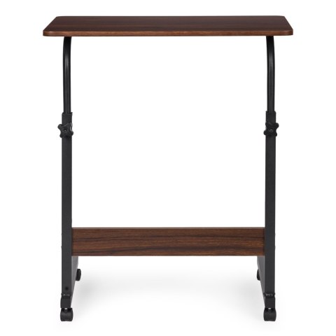 Mobilny stolik pod laptopa biurko dostawiane do fotela kanapy ciemny orzech ModernHome ModernHome