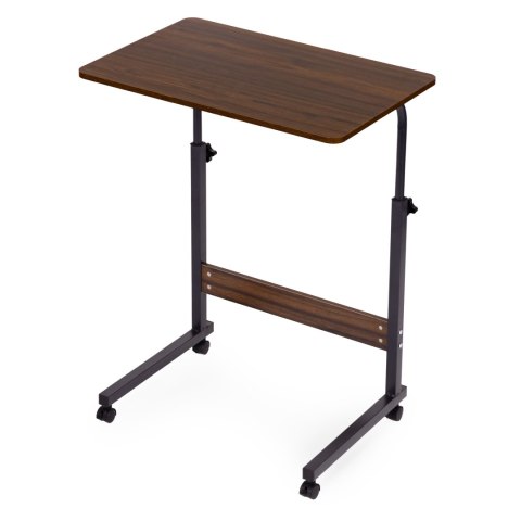 Mobilny stolik pod laptopa biurko dostawiane do fotela kanapy ciemny orzech ModernHome ModernHome