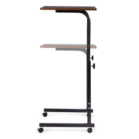 Mobilny stolik pod laptopa biurko dostawiane do fotela kanapy ciemny orzech ModernHome ModernHome