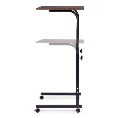 Mobilny stolik pod laptopa biurko dostawiane do fotela postarzany orzech ModernHome ModernHome