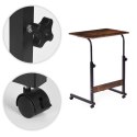 Mobilny stolik pod laptopa biurko dostawiane do fotela postarzany orzech ModernHome ModernHome