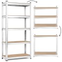 Regał magazynowy 180x90x40 cm stal galwanizowana 5 półek 875 kg ModernHome ModernHome