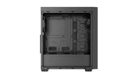 GEMBIRD OBUDOWA FORNAX K500 MIDI-TOWER (2X USB 3.0, 1X USB TYP-C, CZYTNIK KART, HD AUDIO) CZARNA GEMBIRD