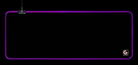 GEMBIRD PODKŁADKA POD MYSZ GAMING, Z EFEKTEM ŚWIETLNYM LED, CZARNA, ROZMIAR - L GEMBIRD