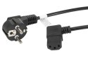 Kabel Lanberg CA-C13C-12CC-0018-BK (C13 / IEC C13 / IEC 320 C13 F - Schuko M; 1,8m; kolor czarny) Lanberg
