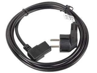 Kabel Lanberg CA-C13C-12CC-0018-BK (C13 / IEC C13 / IEC 320 C13 F - Schuko M; 1,8m; kolor czarny) Lanberg