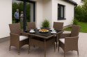Komplet mebli ogrodowych z technorattanu 4 krzesła + stół MultiGarden MultiGarden