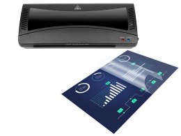 Laminator TRACER TRL-A4 + folie laminacyjne (100 sztuk, A4, 75 mik) TRACER