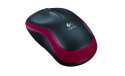 Mysz bezprzewodowa Logitech M185 910-002237 (optyczna; 1000 DPI; kolor czerwony) Logitech