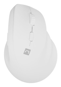 NATEC MYSZ WERTYKALNA CRAKE 2 BEZPRZEWODOWA 2400DPI BT 5.2 +2.4GHZ BIAŁA NATEC