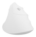 NATEC MYSZ WERTYKALNA CRAKE 2 BEZPRZEWODOWA 2400DPI BT 5.2 +2.4GHZ BIAŁA NATEC