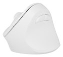 NATEC MYSZ WERTYKALNA CRAKE 2 BEZPRZEWODOWA 2400DPI BT 5.2 +2.4GHZ BIAŁA NATEC