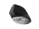 NATEC MYSZ WERTYKALNA CRAKE 2 BEZPRZEWODOWA BLUETOOTH 5.0+2.4GHZ 2400DPI CZARNA NMY-2048 NATEC