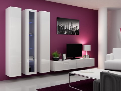 Witryna VIGO pełna'180' 180/40/30 biały/biały poł. Cama MEBLE