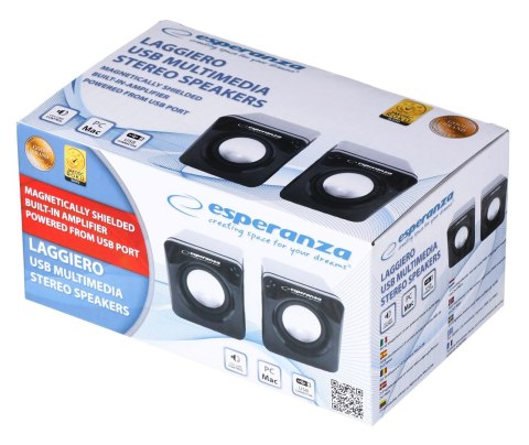 Zestaw głośników Esperanza Leggiero EP111 (2.0; kolor czarny) Esperanza