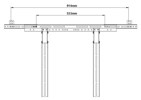 ADAPTER DO UCHWYTU DO GŁOŚNIKA typu SOUNDBAR G-03 EX ART extention kit ART