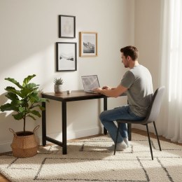 Biurko komputerowe szkolne stół 120x60 cm ciemny orzech ModernHome ModernHome