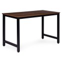 Biurko komputerowe szkolne stół 120x60 cm ciemny orzech ModernHome ModernHome