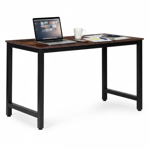 Biurko komputerowe szkolne stół 120x60 cm postarzany orzech ModernHome ModernHome