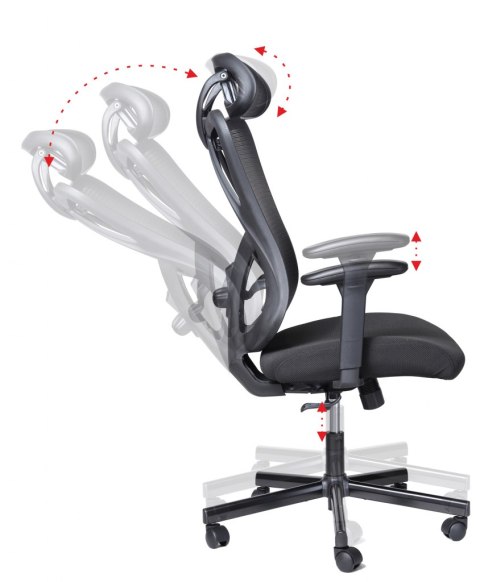 FOTEL ERGONOMICZNY OBROTOWY BIUROWY ART CH-01 Director (05-21) ART