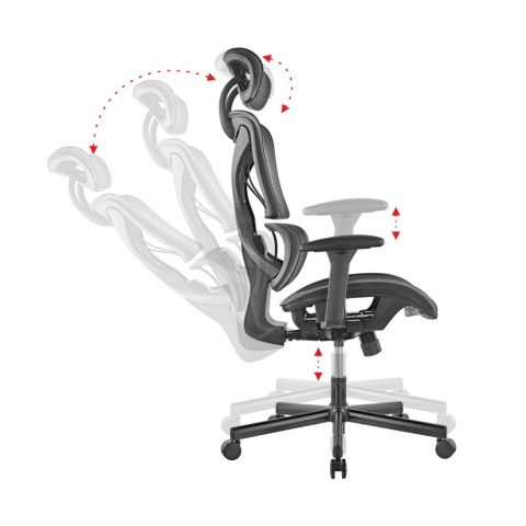 FOTEL ERGONOMICZNY OBROTOWY BIUROWY ART CH-02 Manager (05-31) ART