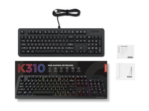 Klawiatura gamingowa Lenovo Legion K310 RGB US English GY41N91873 Lenovo